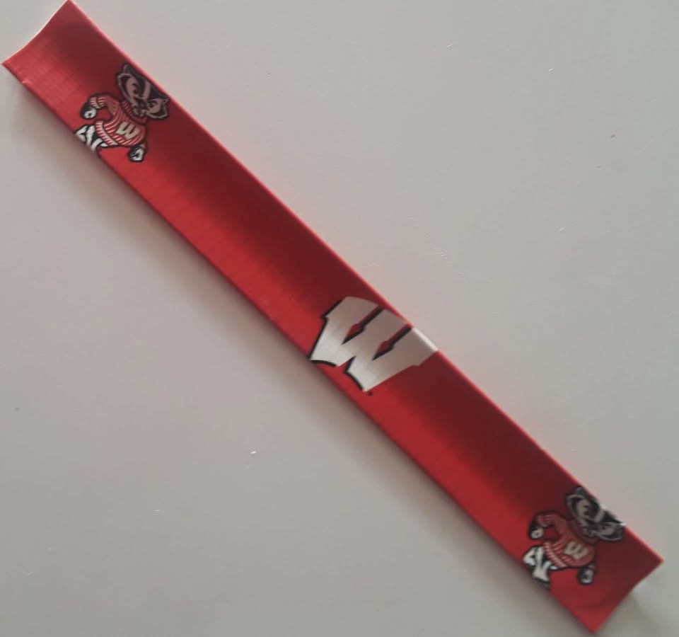 University of Wisconsin Madison Badgers NCAA Slap Bracelet